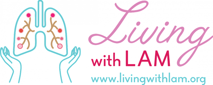 Living with LAM patient organisation logo